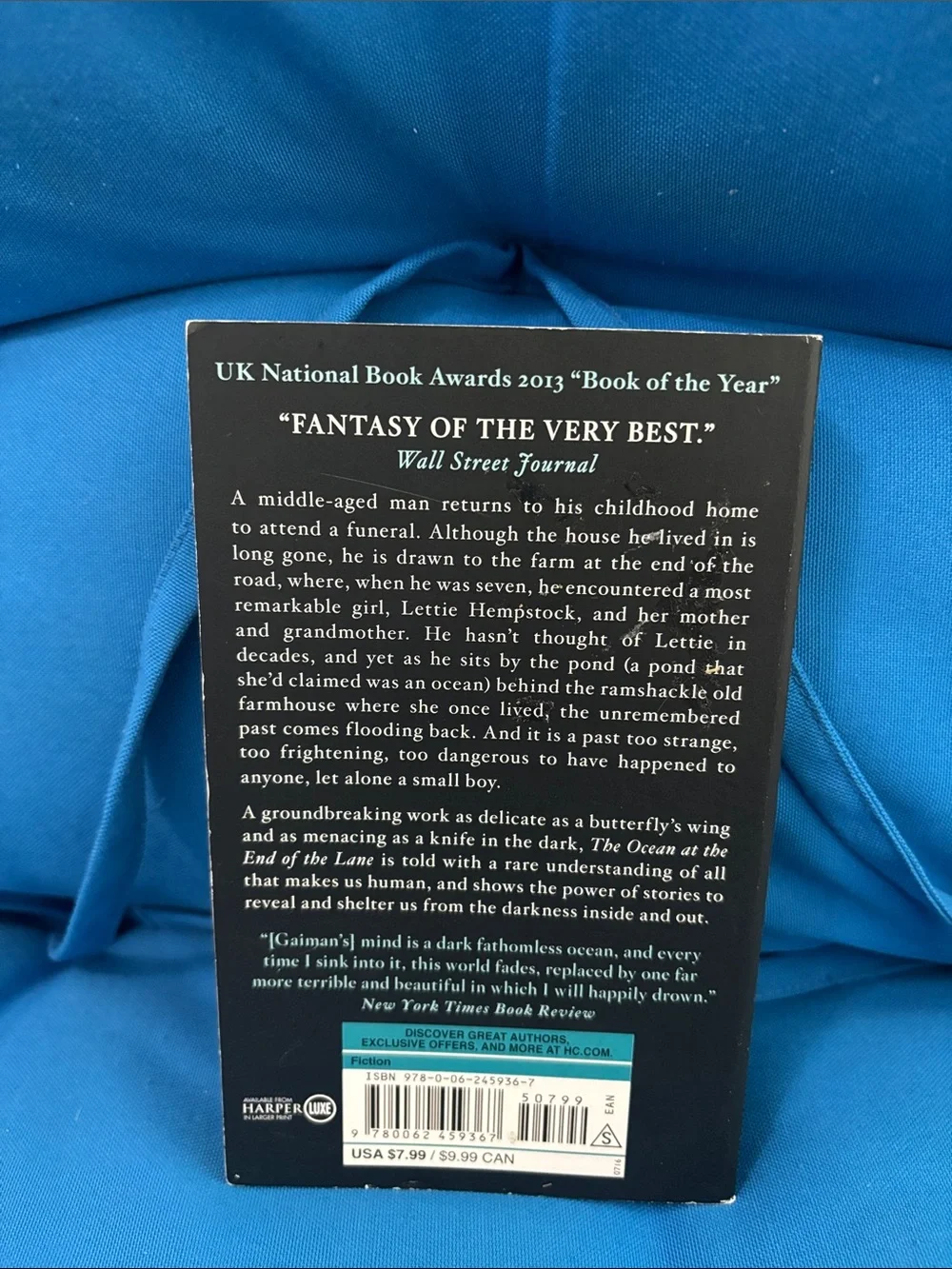 The Ocean At The End Of The Lane By Neil Gaiman Soft Cover NWOTS
